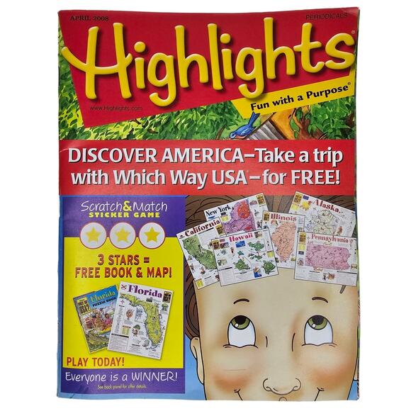 HIGHLIGHTs Periodical Magazine April 2008 Fun with a Purpose - Picture 1 of 6